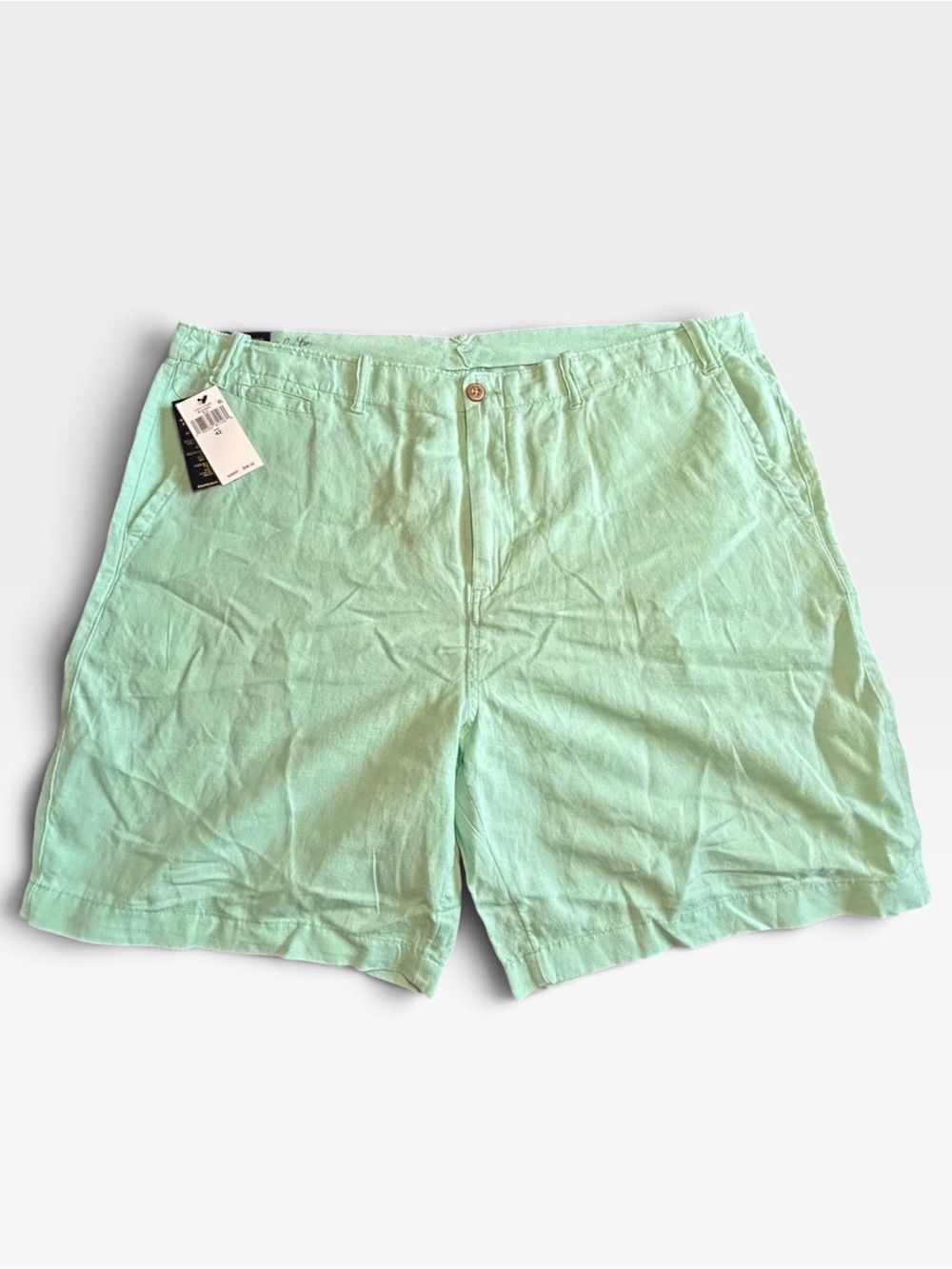 Ralph Lauren Light Green Flat Front Men's Shorts